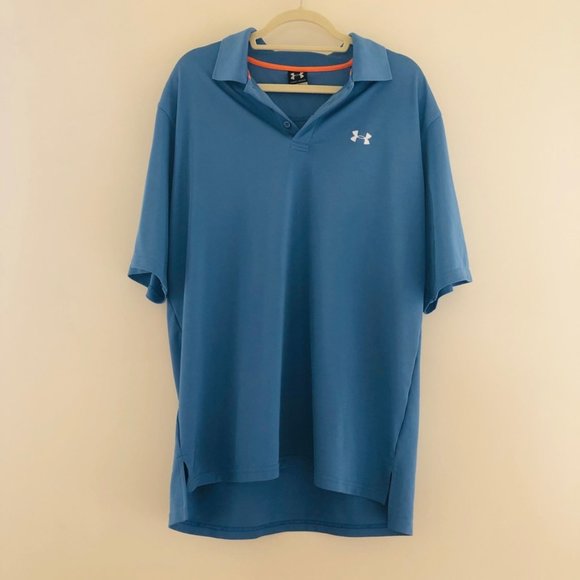Under Armour Other - Under Armour Blue SS Polo Large K27